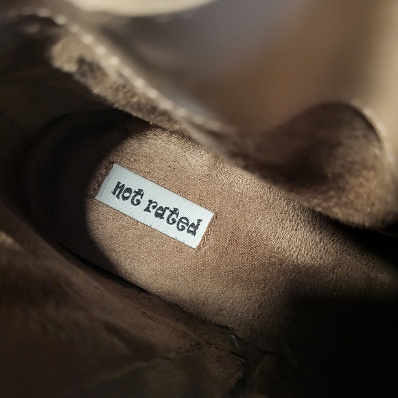 Not Rated gold/brown heeled ankle boot - Picture 2 of 9